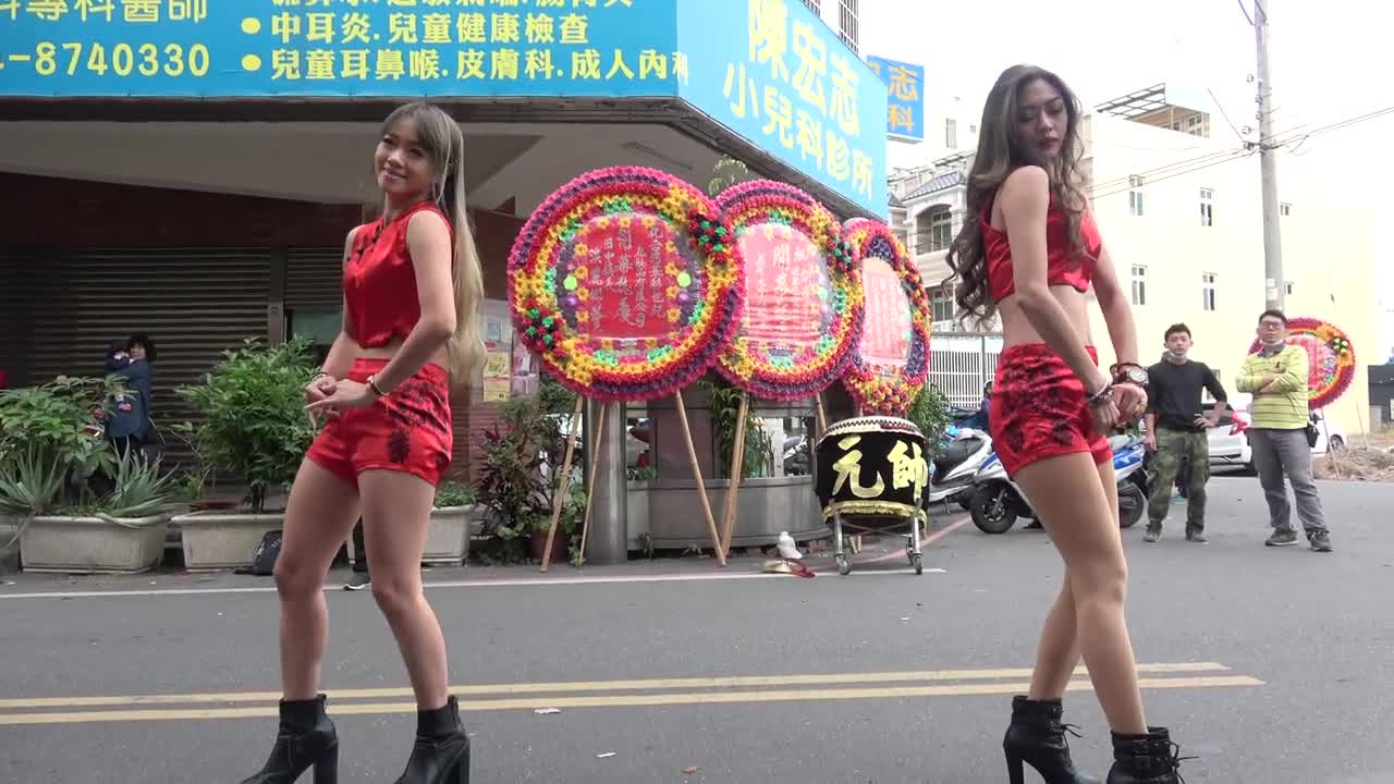 4K跳跳糖 果果 格格 20181231彰化田中鎮台灣華彩世紀化妝品有限公司開幕2